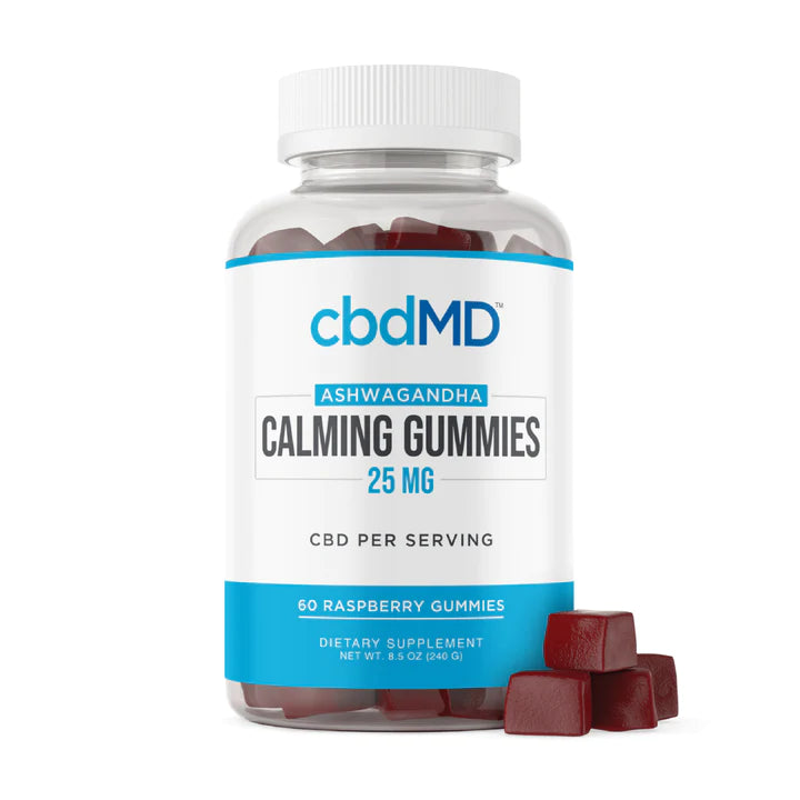 CBDMD Calming Broad Spectrum (THC Free) Gummies 60ct