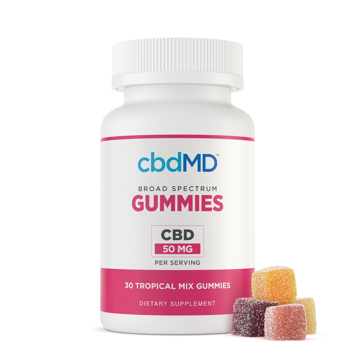 CBDMD Broad Spectrum (THC Free) Gummies 30ct