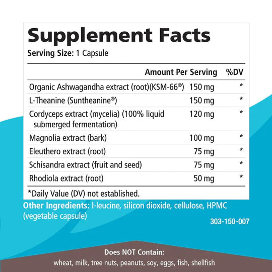 Pure Essence Calm Essence Vegi-Caps Supplements: 15ct or 30ct
