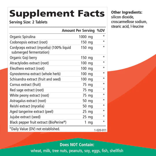 Pure Essence Energy Plus Supplements - 60ct or 120ct