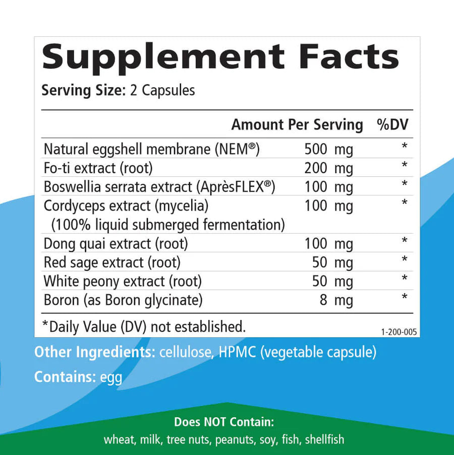Pure Essence Joint Essence Vegi-Caps Supplements 60ct