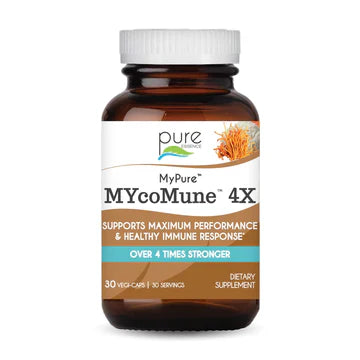 Pure Essence My Pure MYcoMune 4X - Mushrooms Vegi-Caps: 30ct or 60ct