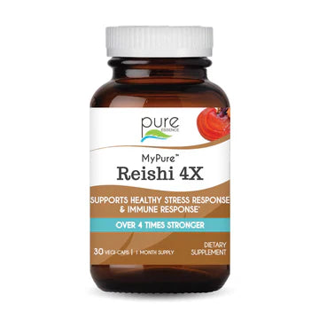 Pure Essence My Pure Reishi 4X - Mushrooms Vegi-Caps: 30ct or 60ct