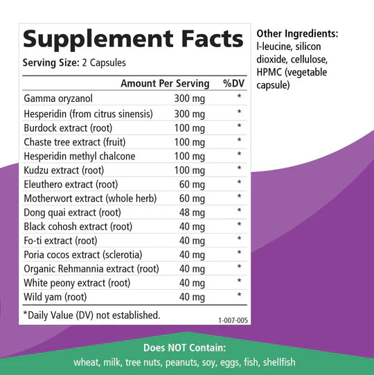 Pure Essence Transitions Vegi-Caps Supplements: 60ct or 120ct