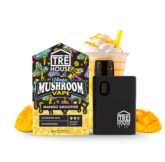 TreHouse Mango Smoothie Microdose Magic Mushroom Vape Pen